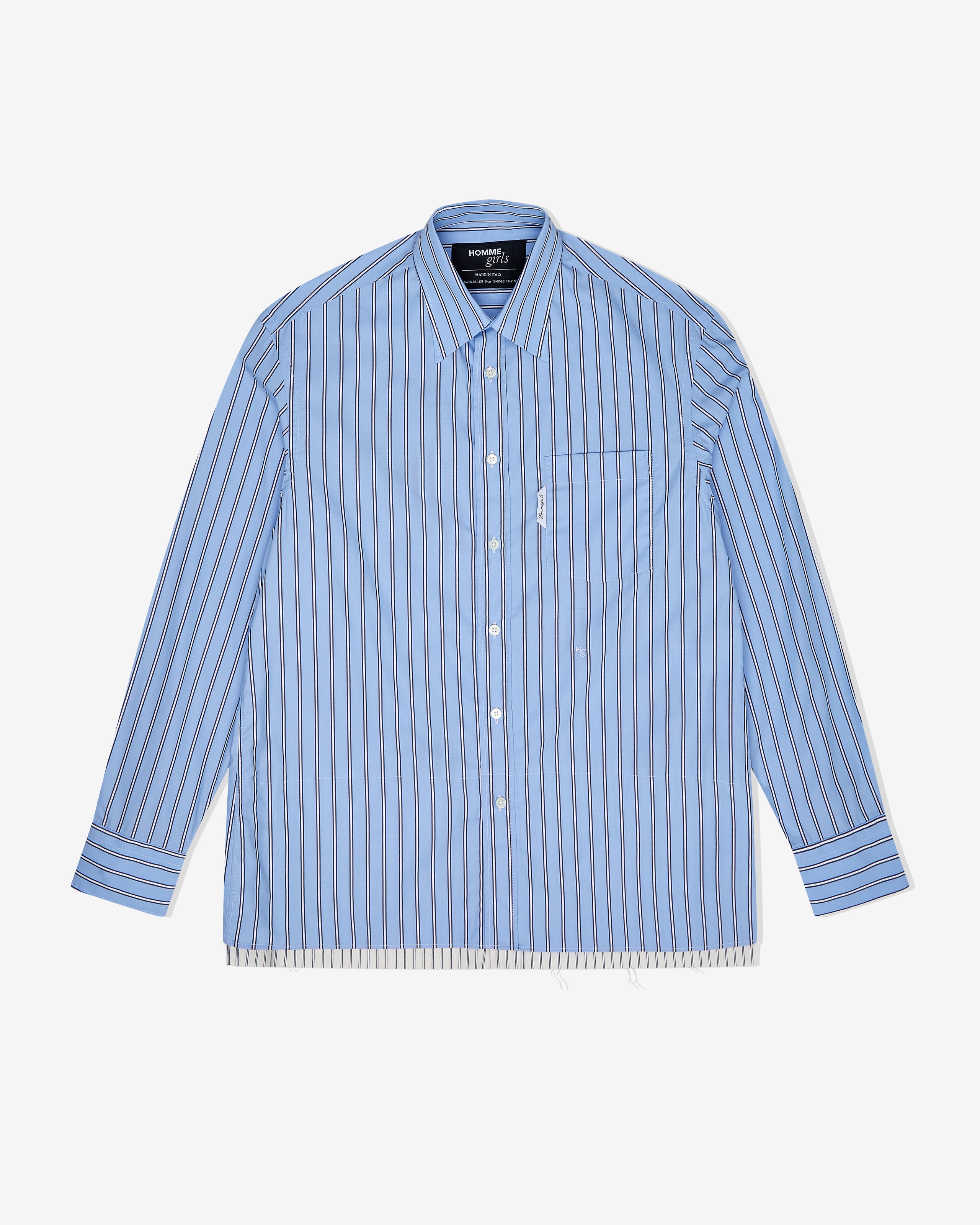 Mini Shirtdress in Japanese Blue Stripe