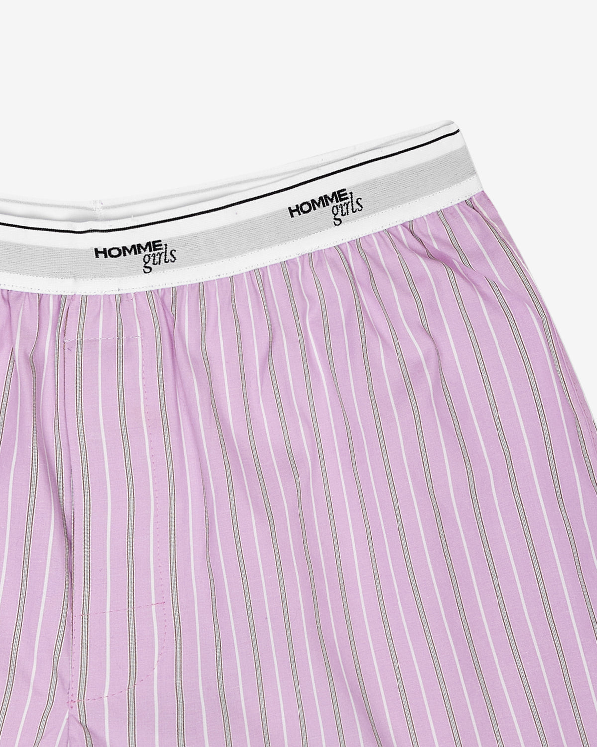 Boxer Shorts in Lavender Stripe