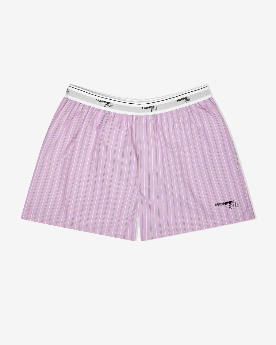 Boxer Shorts in Lavender Stripe