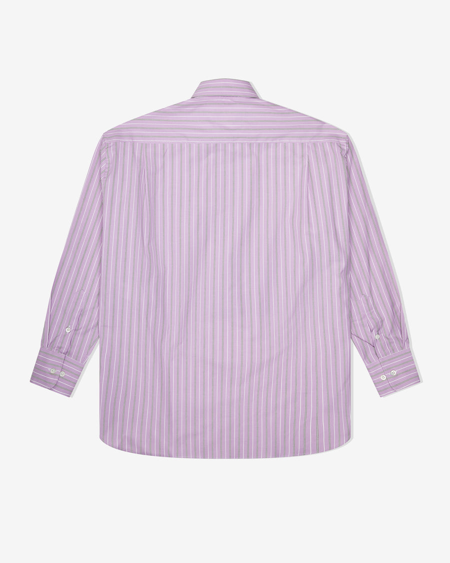Mullet Shirt in Lavender Stripe
