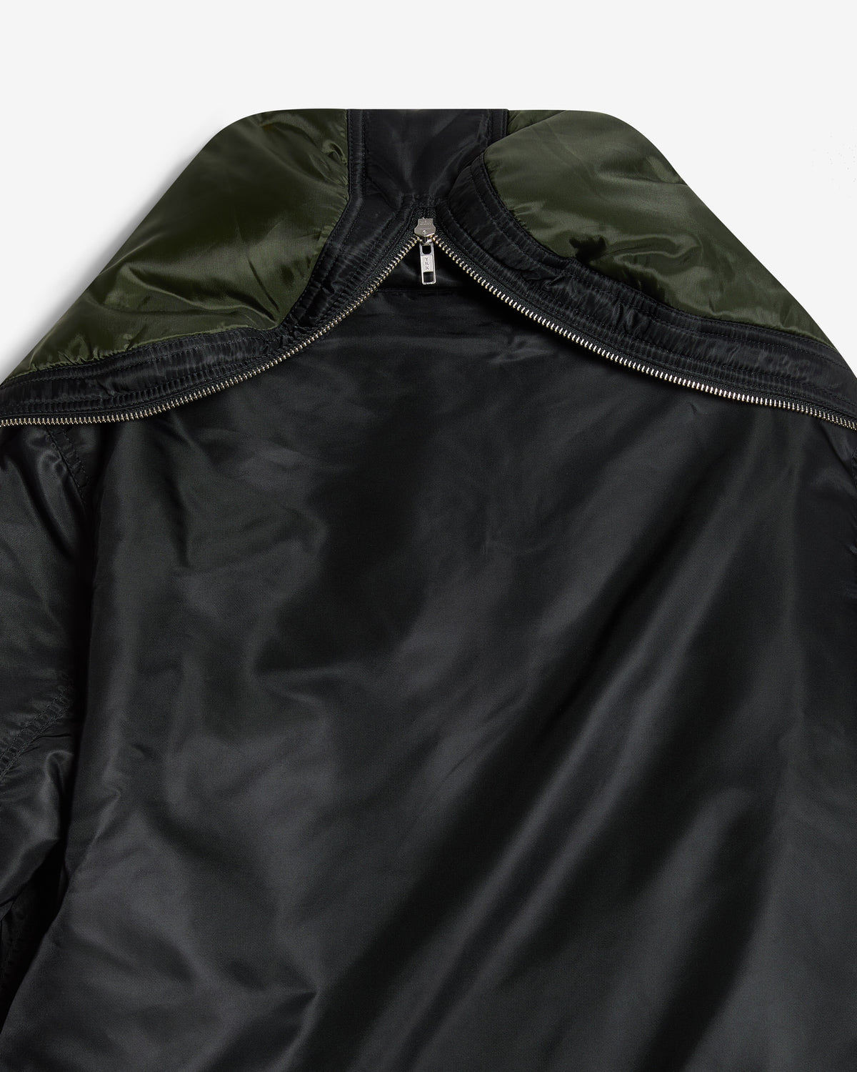 Nylon Bomber in Black