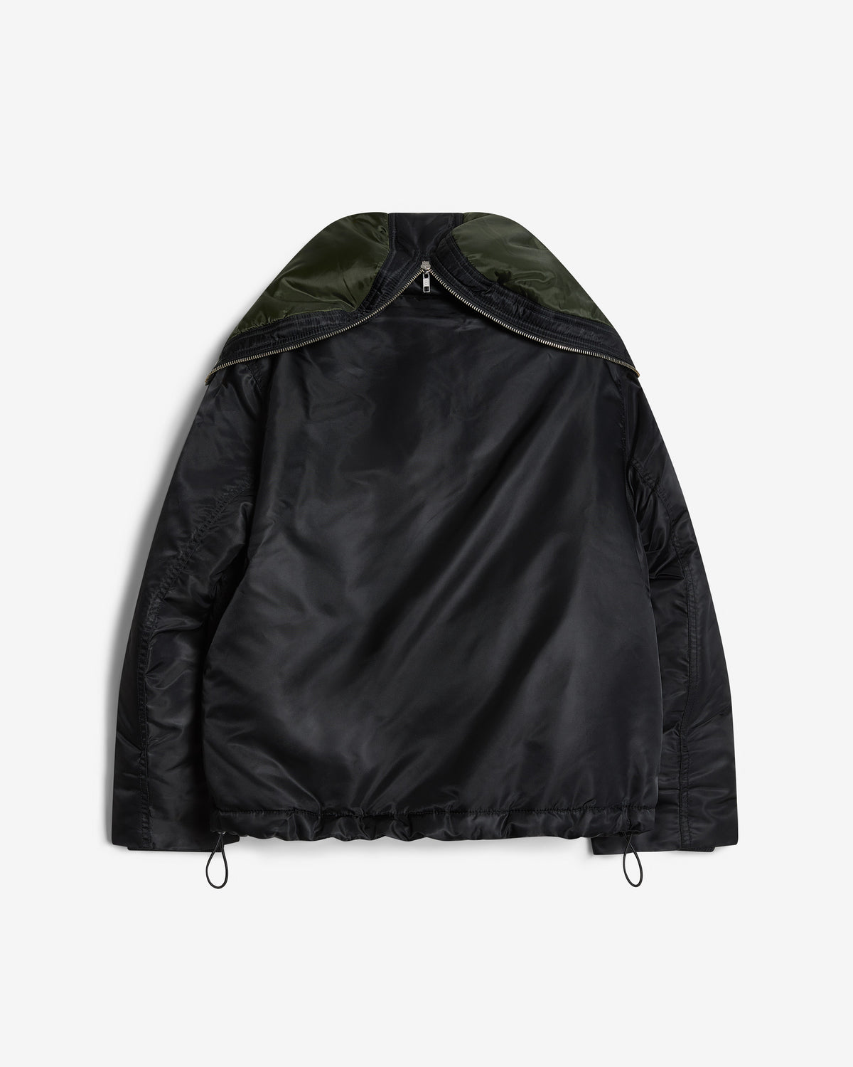 Nylon Bomber in Black