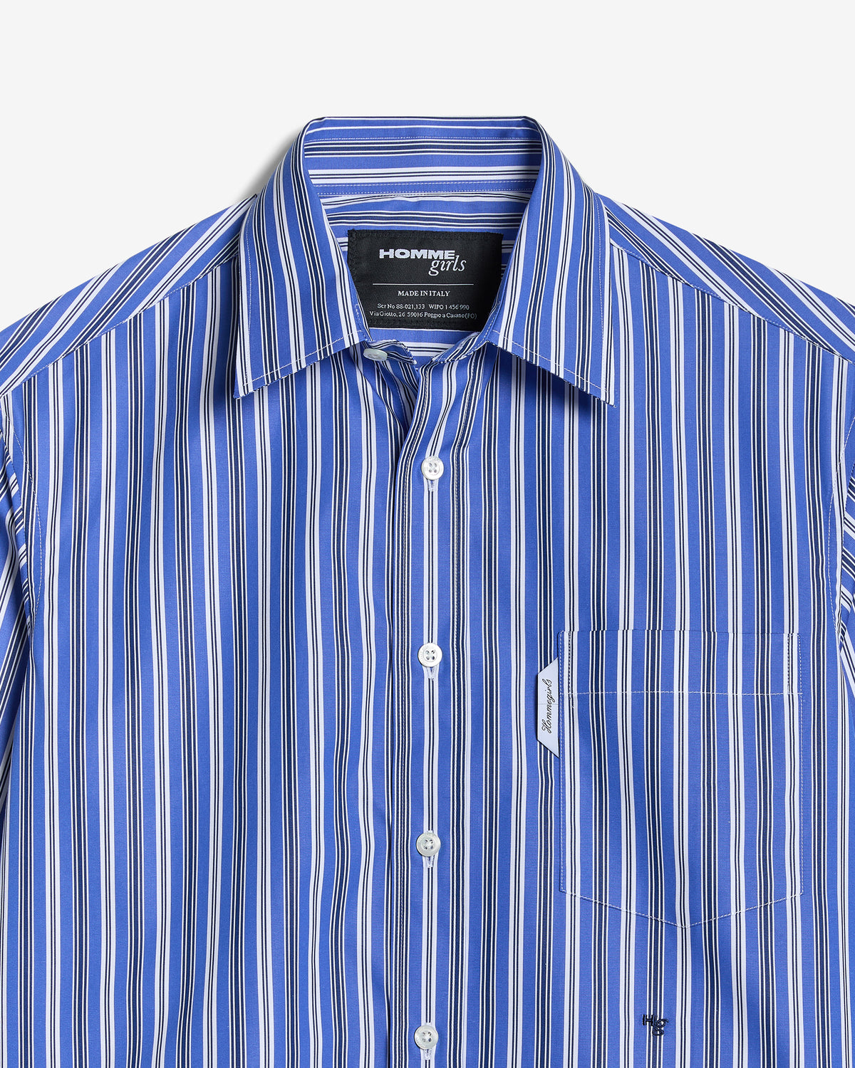 Classic Shirt in Blue Porto Stripe