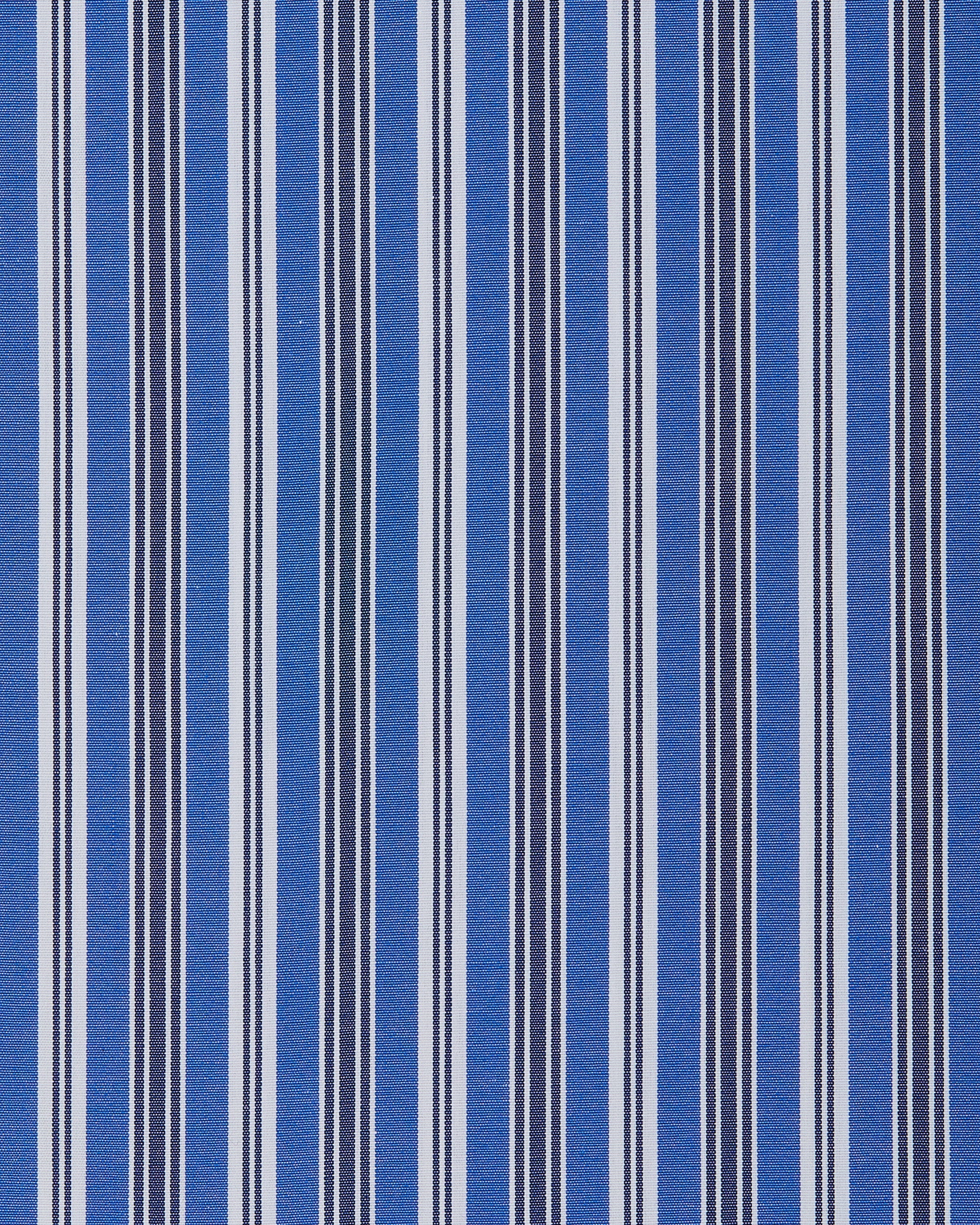 Classic Shirt in Blue Porto Stripe