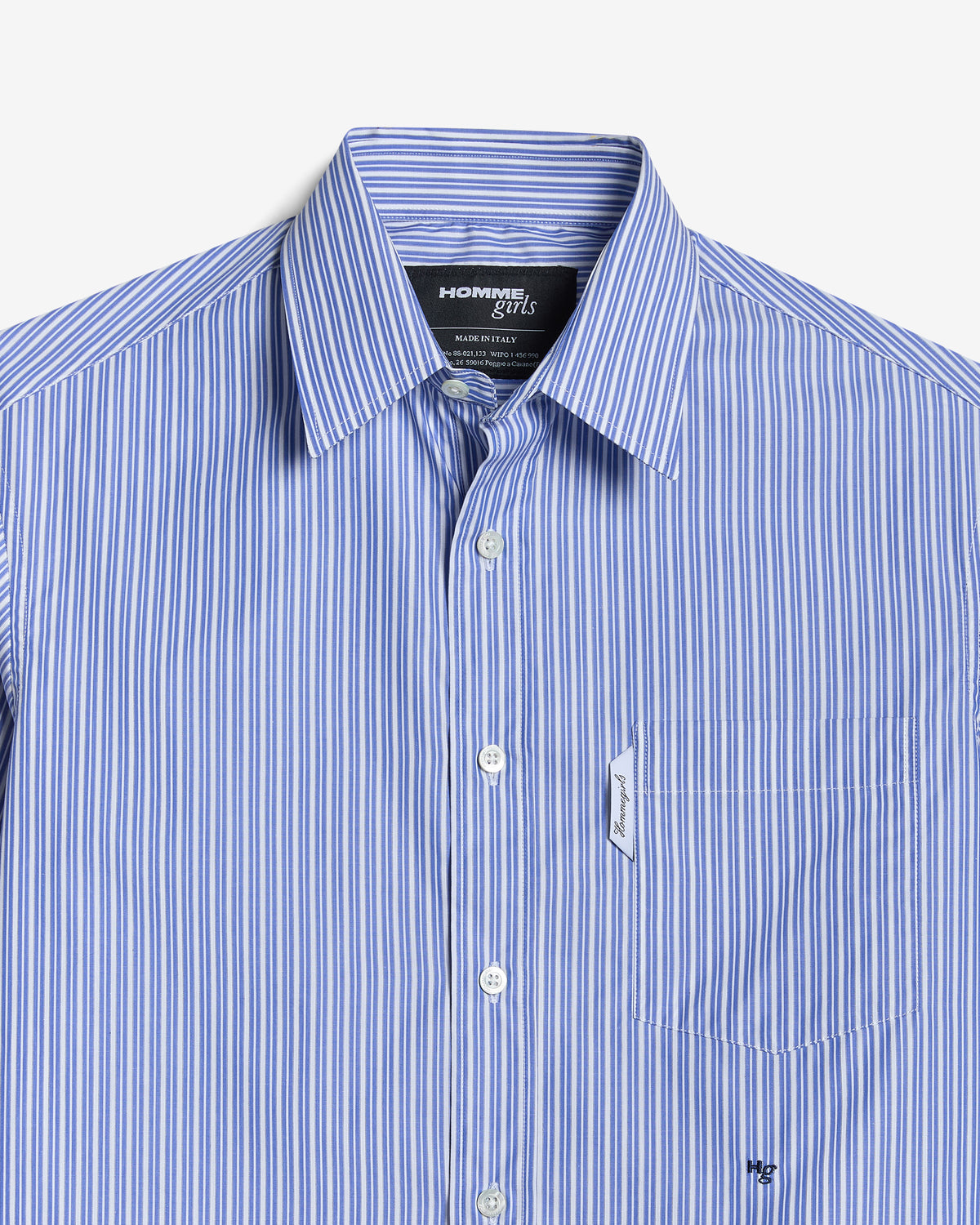 Classic Shirt in Blue Mini Stripe
