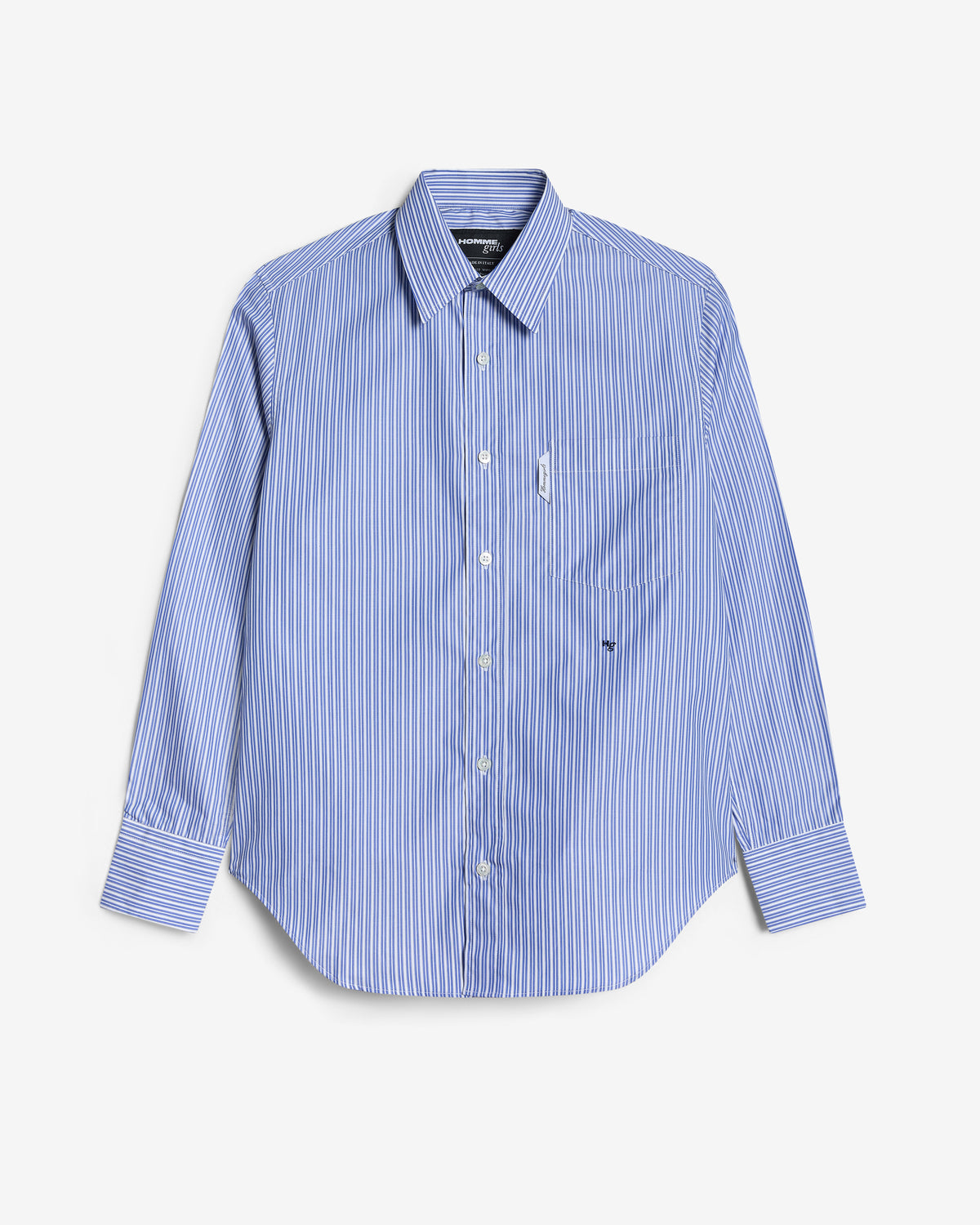 Classic Shirt in Blue Mini Stripe