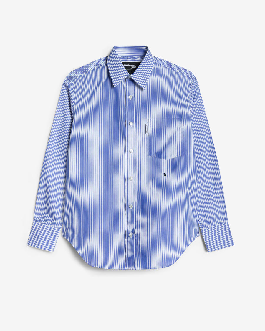Classic Shirt in Blue Mini Stripe