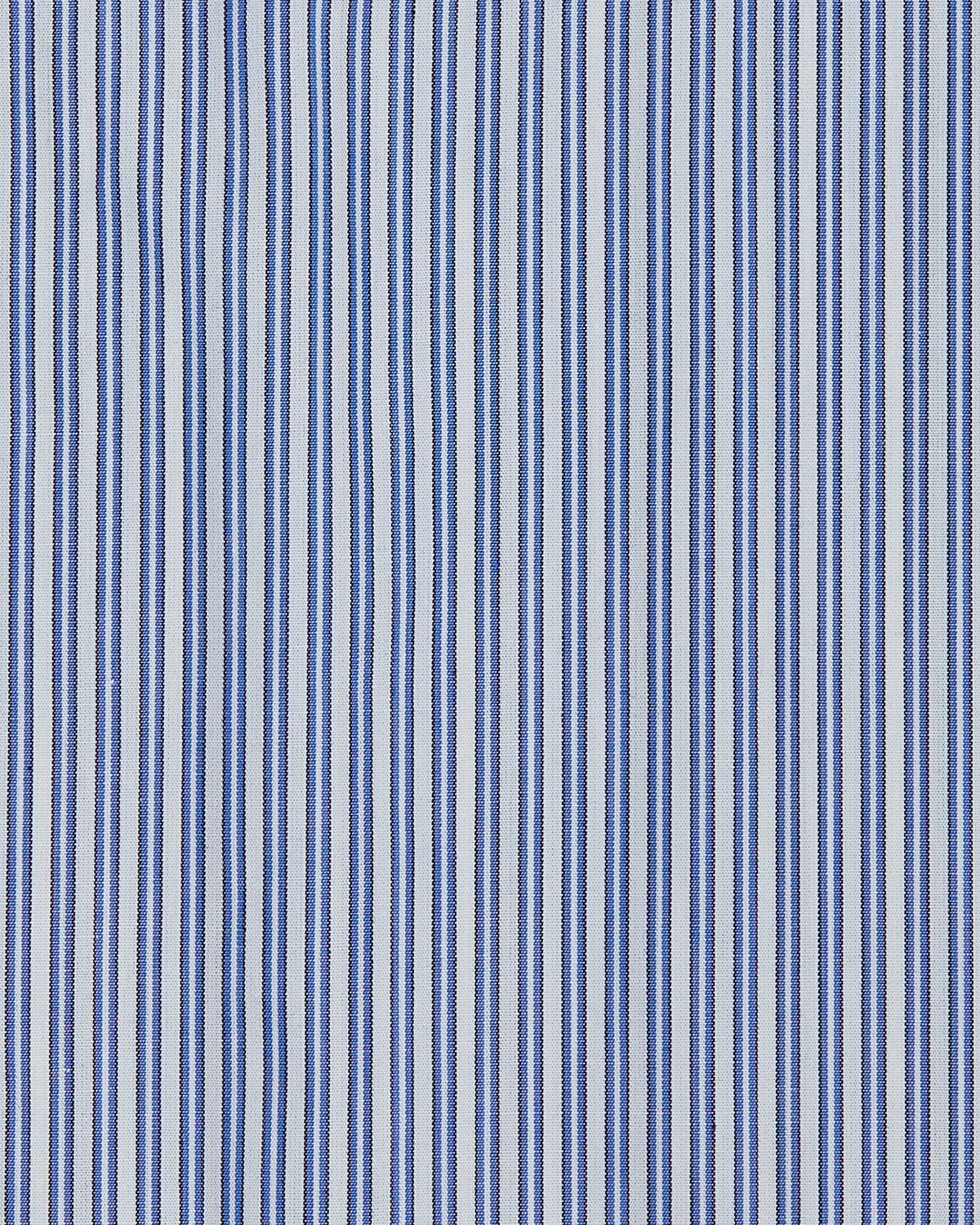 Patchwork Shirt in Blue Stripe Combo