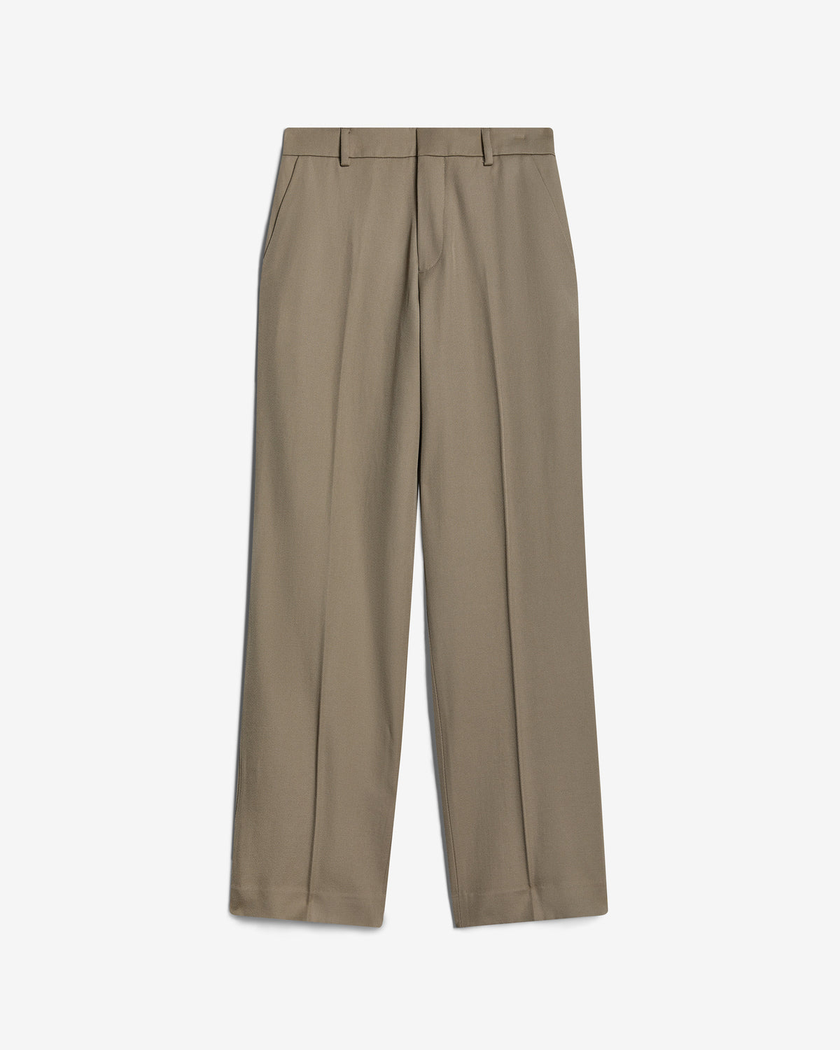 Straight Leg Pants in Military Grey