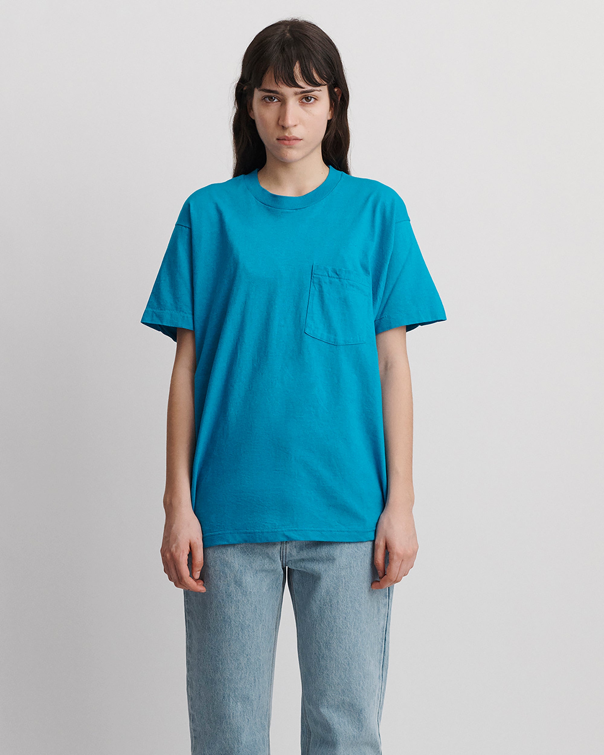 harapeco Rebuild Shirts - ブルー N°9 Vintage Upcycle Fruit of the Loom T-Shirt – HOMMEGIRLS