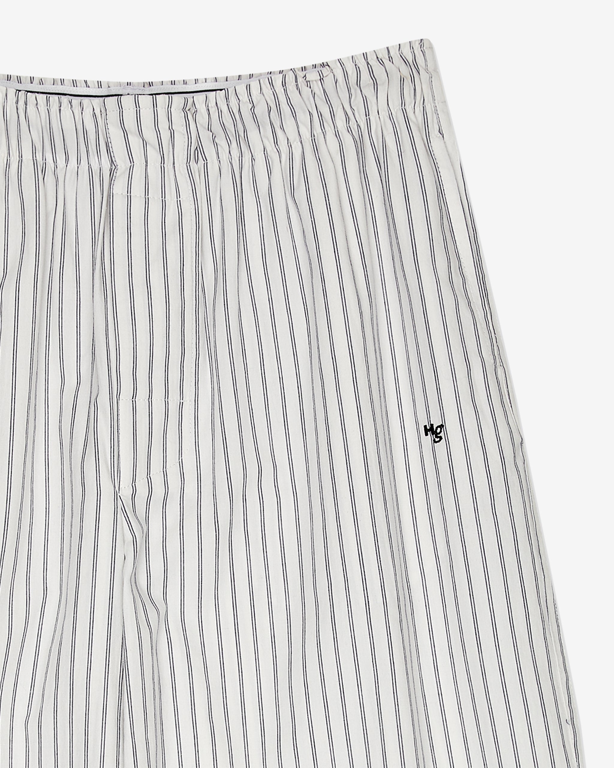 Pajama Pant in White Stripe