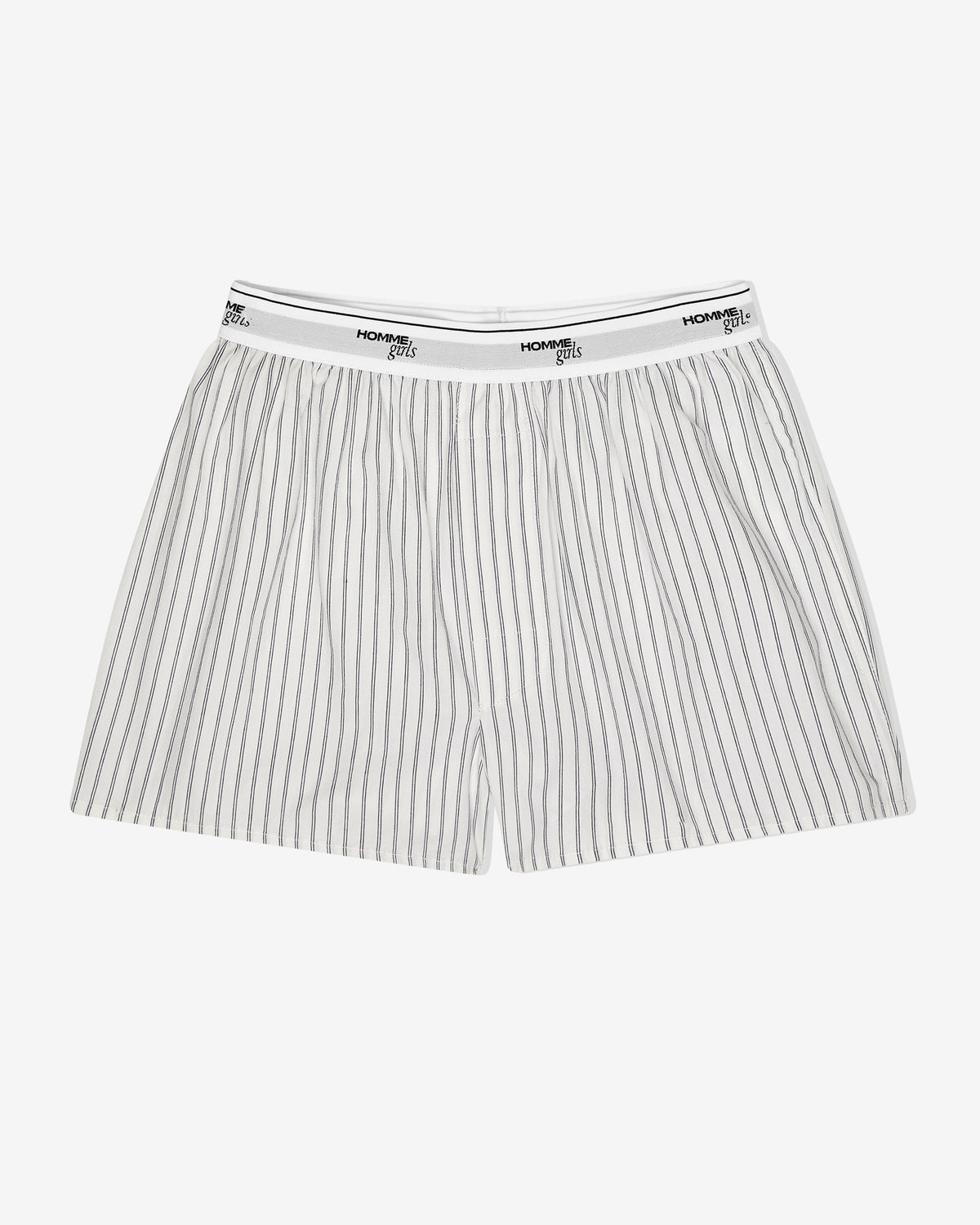 Boxer Shorts in White Japanese Stripe