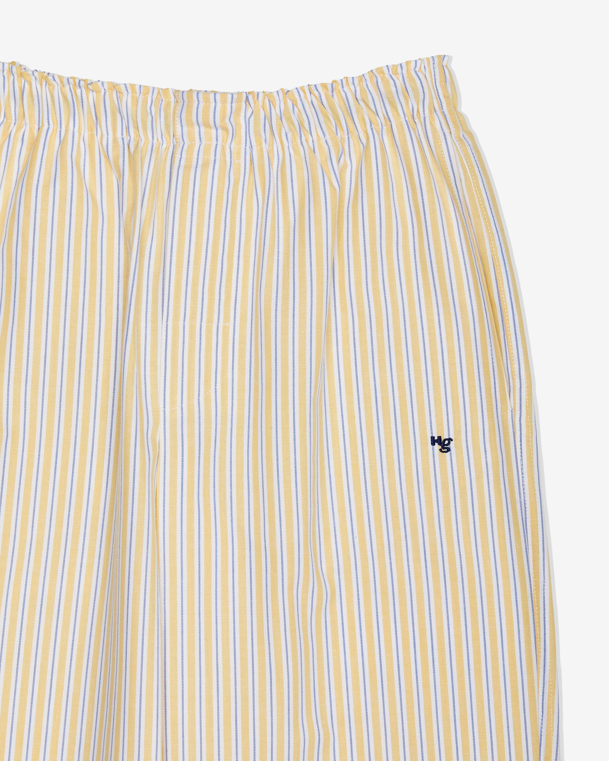 Pajama Pant in Oxford Yellow Stripe