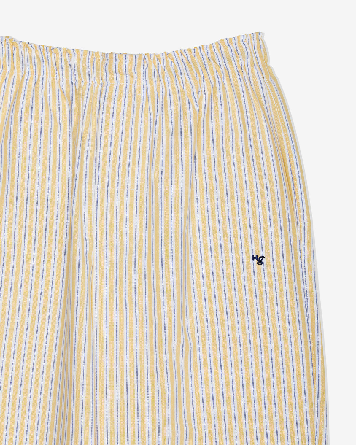 Pajama Pant in Oxford Yellow Stripe