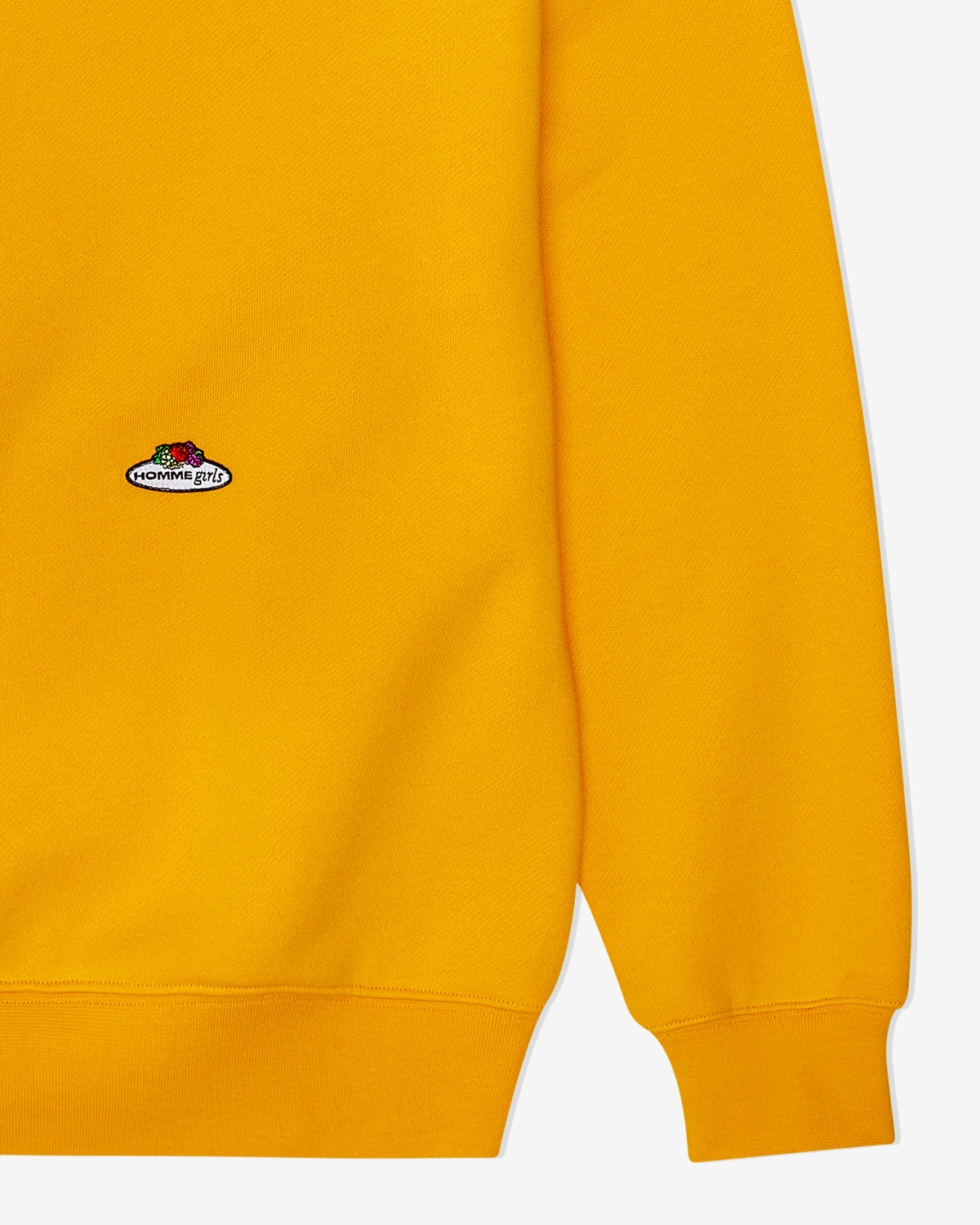 HommeGirls x Fruit Of The Loom Sweatshirt in Yellow