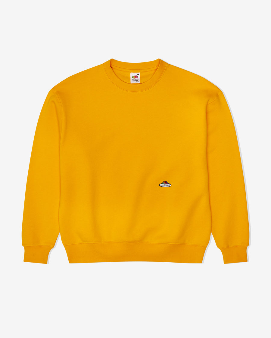 HommeGirls x Fruit Of The Loom Sweatshirt in Yellow