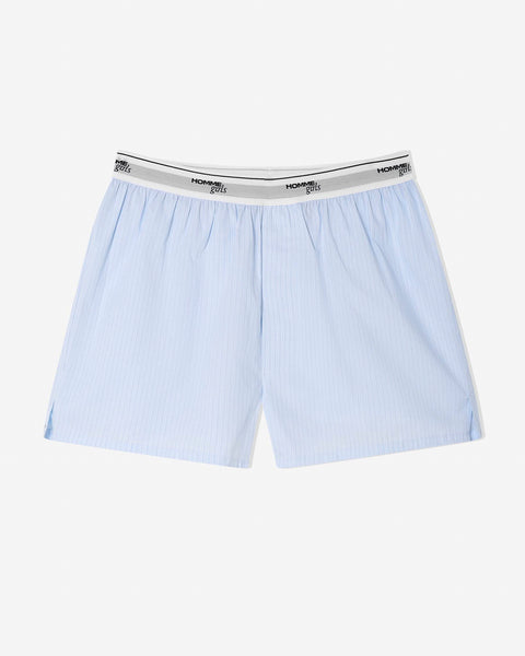 Boxer Shorts in Chambray Blue – HOMMEGIRLS