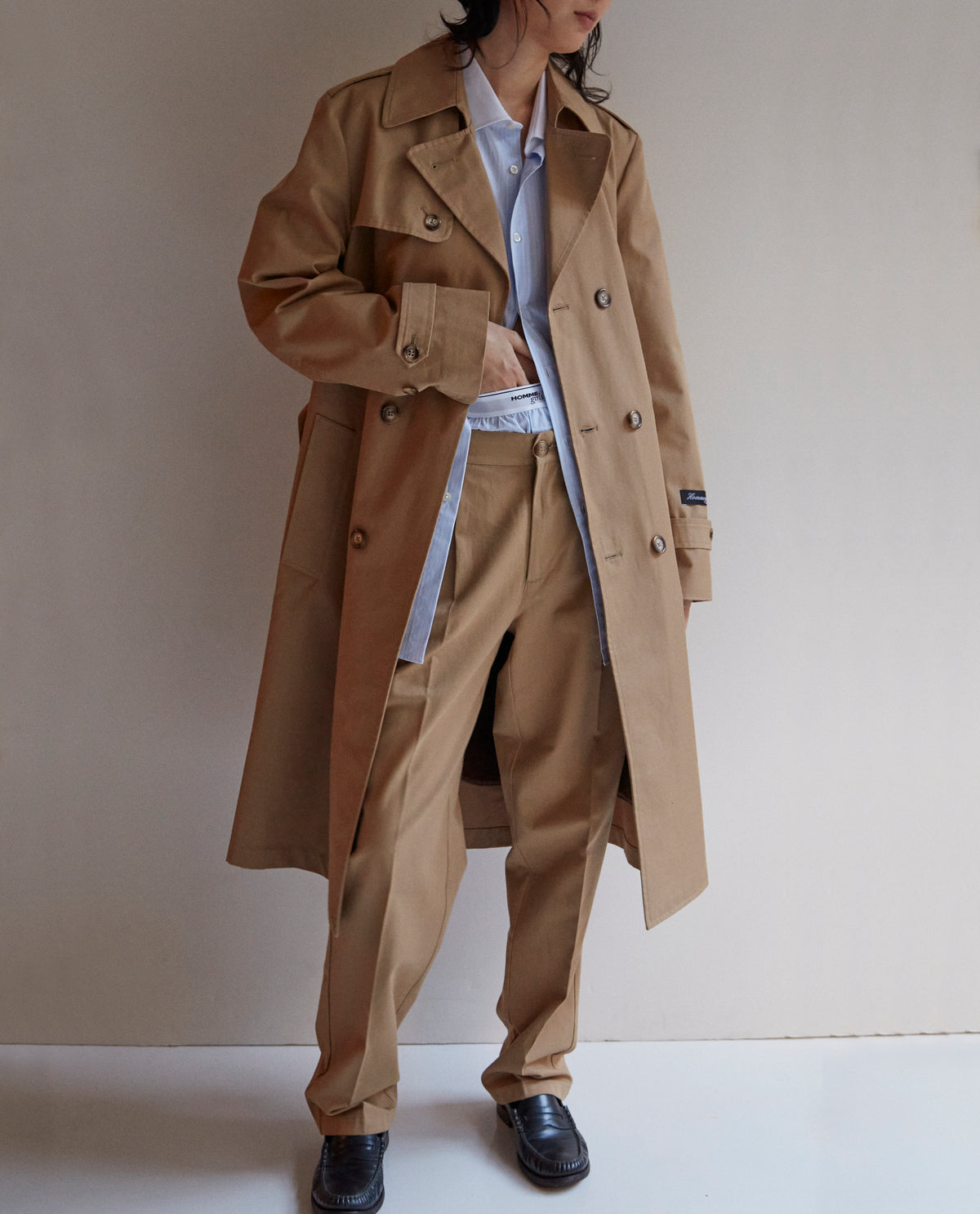 Classic Khaki Trench Coat