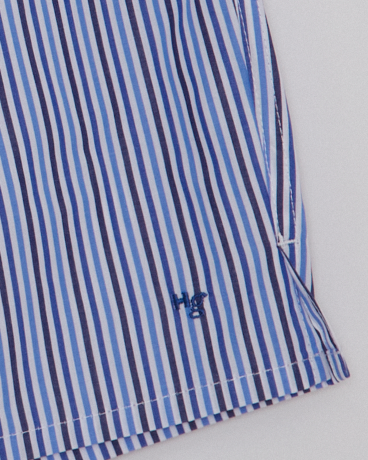 Boxer N.2 in Multi Blue Stripe